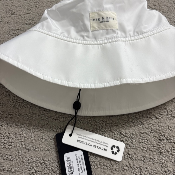 Rag and Bone bucket hat , white , S/M, new